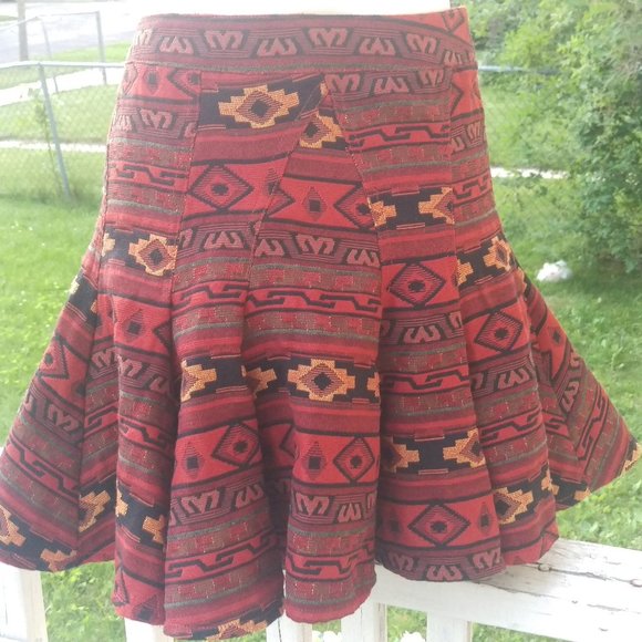 tribal print skirt - Picture 2 of 6